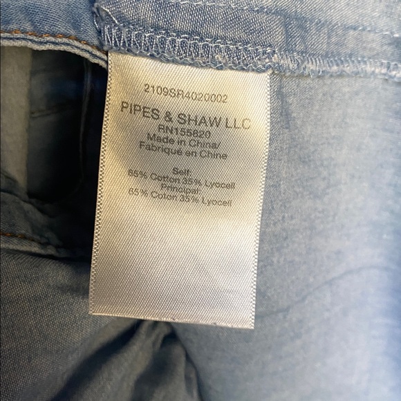 Veronica Beard Ptp 22” Blue Denim Tiered Dress - Picture 3 of 3